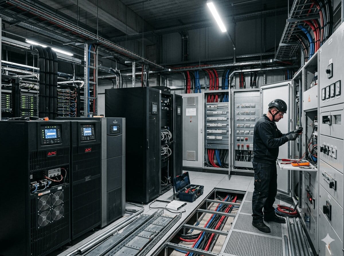 Main Equipment Room met UPS-systemen